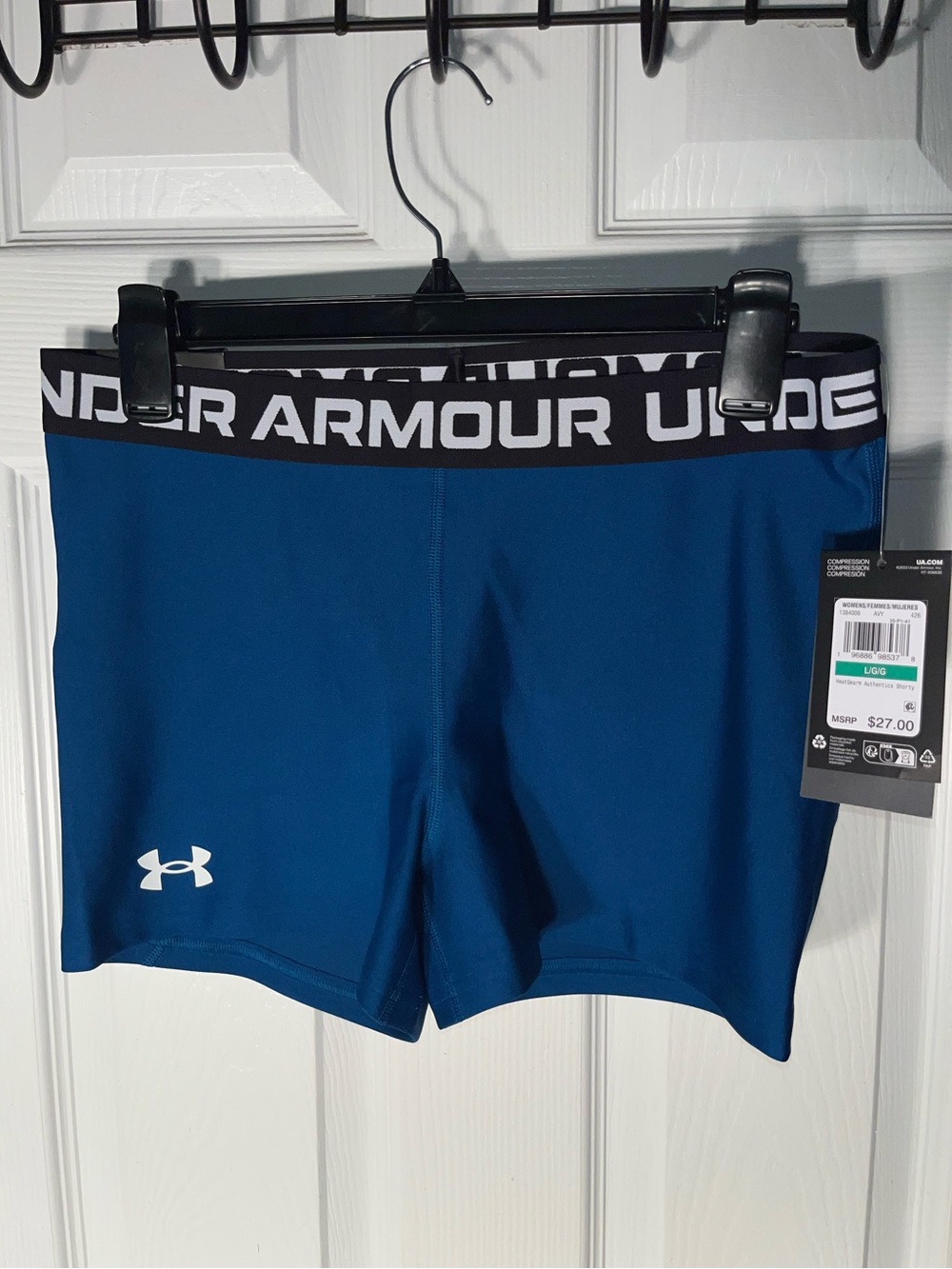 NWT UNDER ARMOUR Compression Shorts 3 Inch inseam Women’s Large